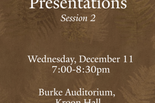 EVST Senior Essay Presentations, Session 2